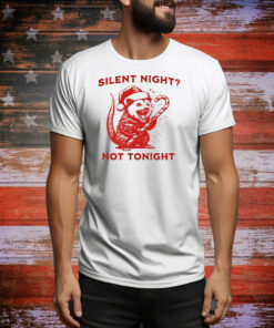 Rat silent night not tonight Christmas Tee Shirt