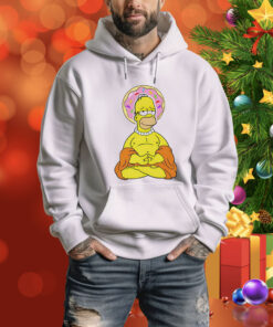 Simpsons Homer The Simpsons Buddha graphic Tee Shirt