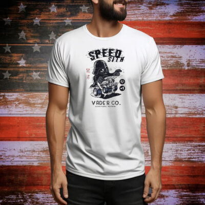 Speed Sith Vader Co Gehenn Plains Mustafar estd 1977 Tee Shirt