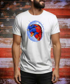Superman X Yamcha Dragon Ball Fallen Hero Tee Shirt