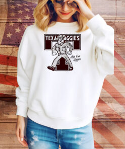 Texas A&M Aggies Monogram Gig ‘Em Aggies logo Tee Shirt