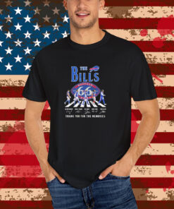 The Buffalo Bills 66 Year 1959-2025 Signature Thank You For The Memories T-Shirt