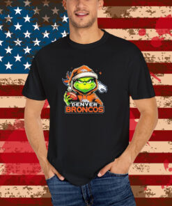 The Grinch Denver Broncos Christmas T-Shirt