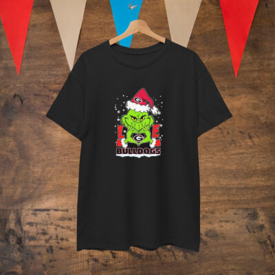 The Grinch Love Georgia Bulldogs T-Shirt