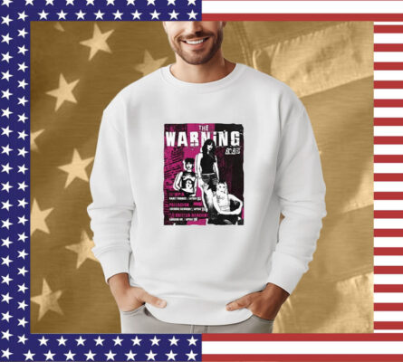 The Warning 2025 Tour European Tee Shirt