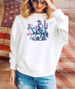 This ain’t Texas cowgirl horse cactus retro western Tee Shirt