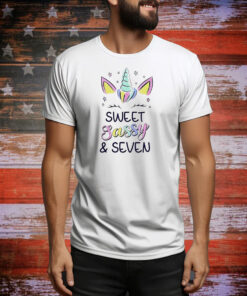 Unicorn sweet sassy and seven Tee Shirt