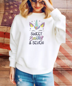 Unicorn sweet sassy and seven Tee Shirt