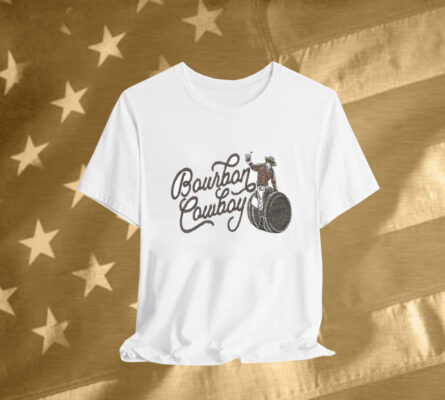 Wide Open Country Bourbon Cowboy Tee Shirt