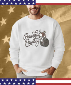 Wide Open Country Bourbon Cowboy Tee Shirt