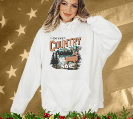Wide Open Country Deer Tee Shirt