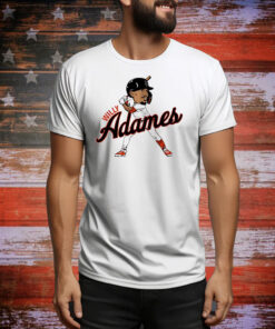 Willy Adames San Francisco Giants MLB baseball caricature vintage Tee Shirt