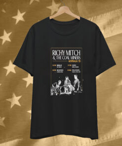 Richy Mitch & The Coal Miners Australia 2024 Tour Tee Shirts