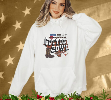 Texas Longhorns College Football Playoff 2025 Goodyear Cotton Bowl Classic Bound Boots Tee Shirt