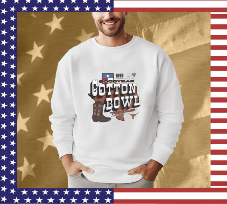 Texas Longhorns College Football Playoff 2025 Goodyear Cotton Bowl Classic Bound Boots Tee Shirt