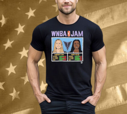 Kate Martin And Tiffany Hayes WNBA Jam Golden State Valkyries Tee Shirt
