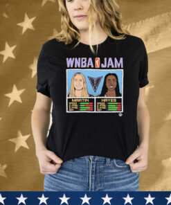 Kate Martin And Tiffany Hayes WNBA Jam Golden State Valkyries Tee Shirt