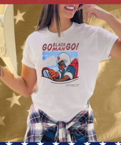 Metro Boomin Wearing Go Black Man Go Black Angels In Flight Tee Shirt
