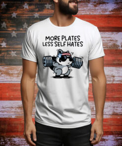 Austin Von Letkemann More Plates Less Self Hates Tee Shirt