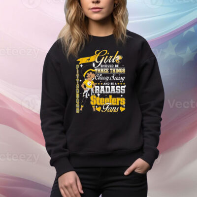 Betty Boop A Girl Should Be Three Things Classy Sassy And Be A Badass Pittsburgh Steelers Fans Tee Shirt