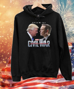 Captain America Civil War Trump Vs Elon T-Shirt
