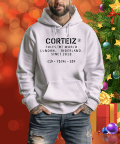 Corteiz Rules The World Lundun Ingerland Since 2018 Tee Shirt