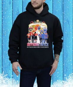 Florida Panthers x Edmonton Oilers Revenge On Ice Run In Back Sunrise Or Burn It Down In Edmonton Signatures Tee Shirt