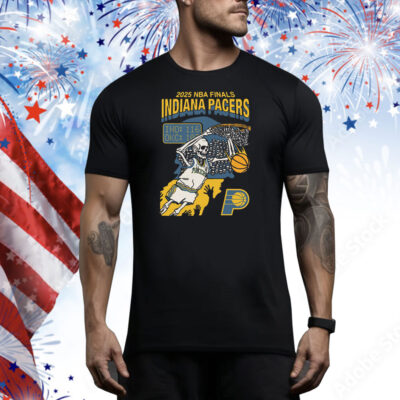 Indiana Finals 2025 Skeleton Basketball Tee Shirt