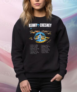 Kenny Chesney Drone Shot Live Sphere Las Vegas Nevada 2025 Tour Dates Tee Shirt