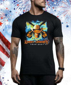Kenny Chesney Flip Flop Summer Pirate Tour 2007 Tee Shirt
