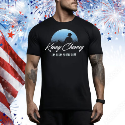 Kenny Chesney Las Vegas Sphere Half Dome Silhouette 2025 Tee Shirt