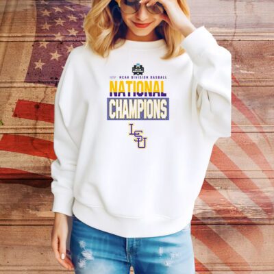 LSU National Champions 2025 NCAA Division Baseball Tee Shirt
