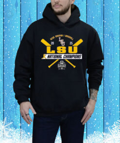 LSU Tigers Baseball National Champs 2025 MCWS Title Tee Shirt