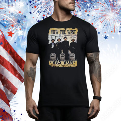 Oklahoma City Thunder Championship How The West Was Won Tee Shirt