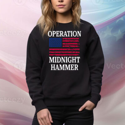 Operation Midnight Hammer with American Flag Tee Shirt