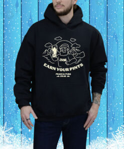 Peaks & Pubs Earn Your Pints Tee Shirt