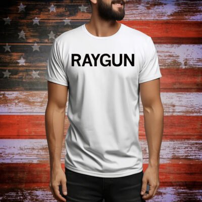 RAYGUN Text Logo Outline Tee Shirt