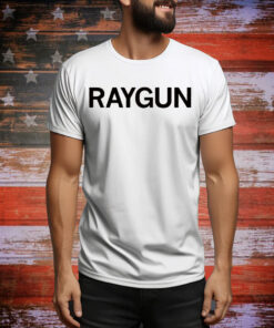 RAYGUN Block Text Logo Military Green Tee Shirt