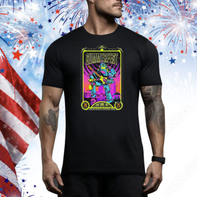 Summerfest In Wilwaukee Wisconsin Shows June July Robot 2025 Tee Shirt