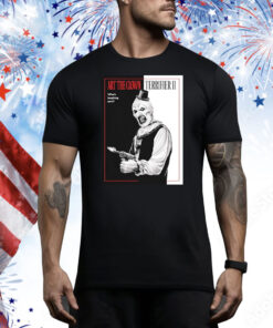 Terrifier Say Hello To My Scary Friend Tee Shirt