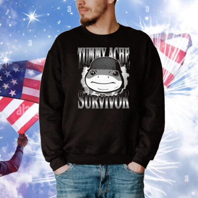 Tummy Ache Survivor Jeff the Land Shark Helmet Meme T-Shirt
