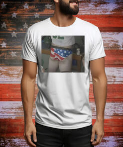 US Flag Underwear Meme Tee Shirt