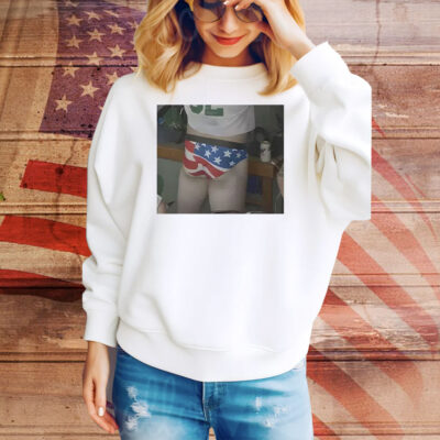 US Flag Underwear Meme Tee Shirt