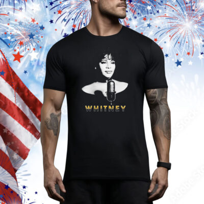 Whitney Houston Microphone Tee Shirt