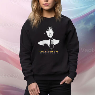 Whitney Houston Microphone Tee Shirt