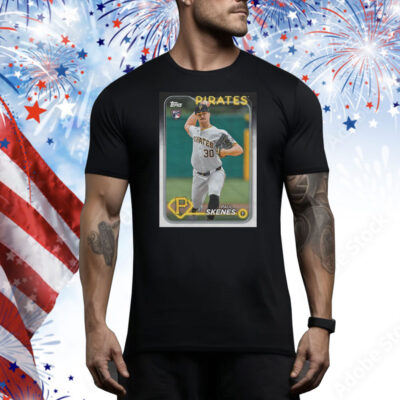 2024 Topps Baseball Paul Skenes Pirates Tee Shirt