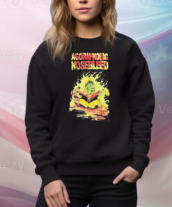 Agoraphobic Nosebleed Tentacle Book Tee Shirt