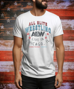 All Elite Wrestling - Live In Chicago Tee Shirt