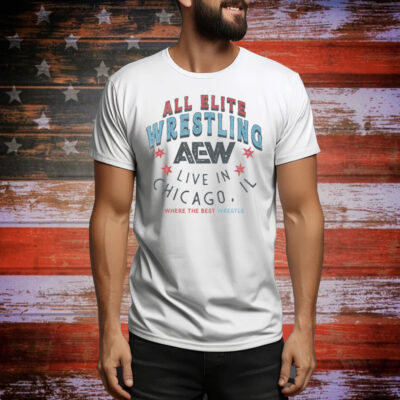 All Elite Wrestling - Live In Chicago Tee Shirt