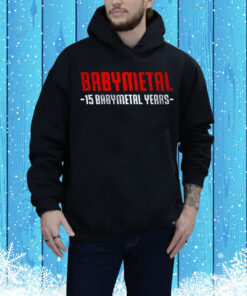 Baby Metal 15 babymetal years Tee Shirt